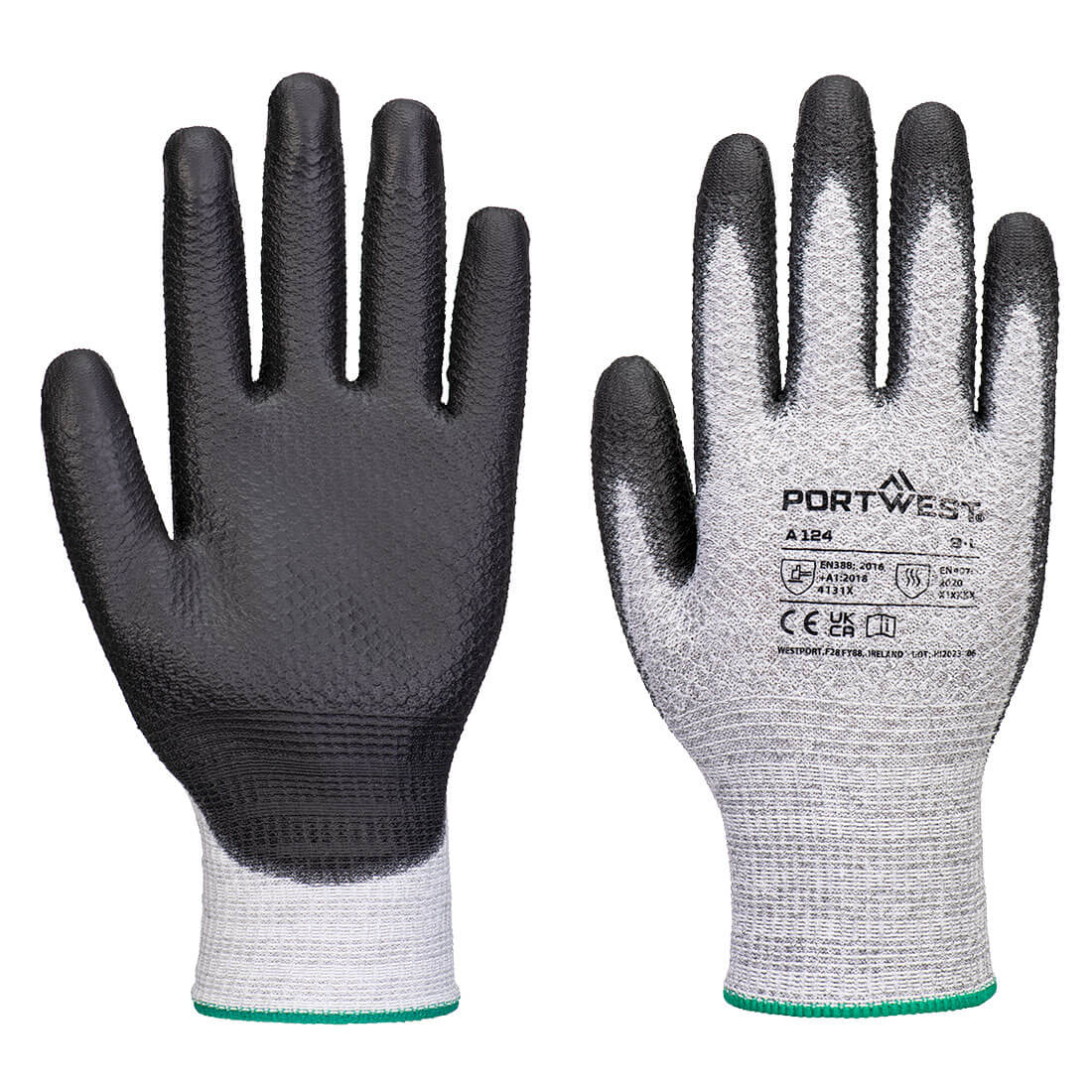 A124 - Rukavice Grip 13 PU diamantové pletenie (12ks)