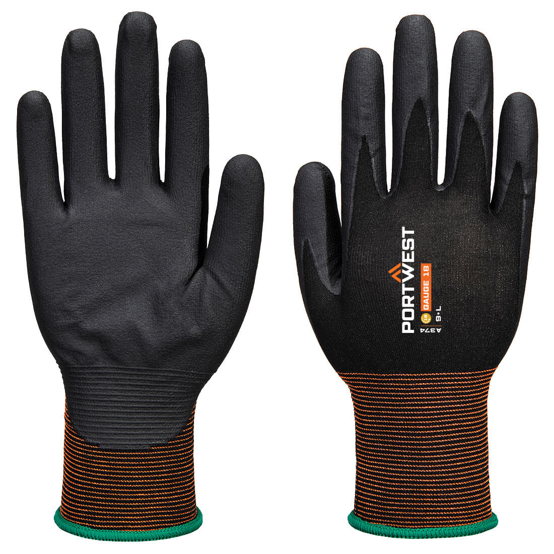 A374 - Nitrilové rukavice GP Grip 18 Micro Foam