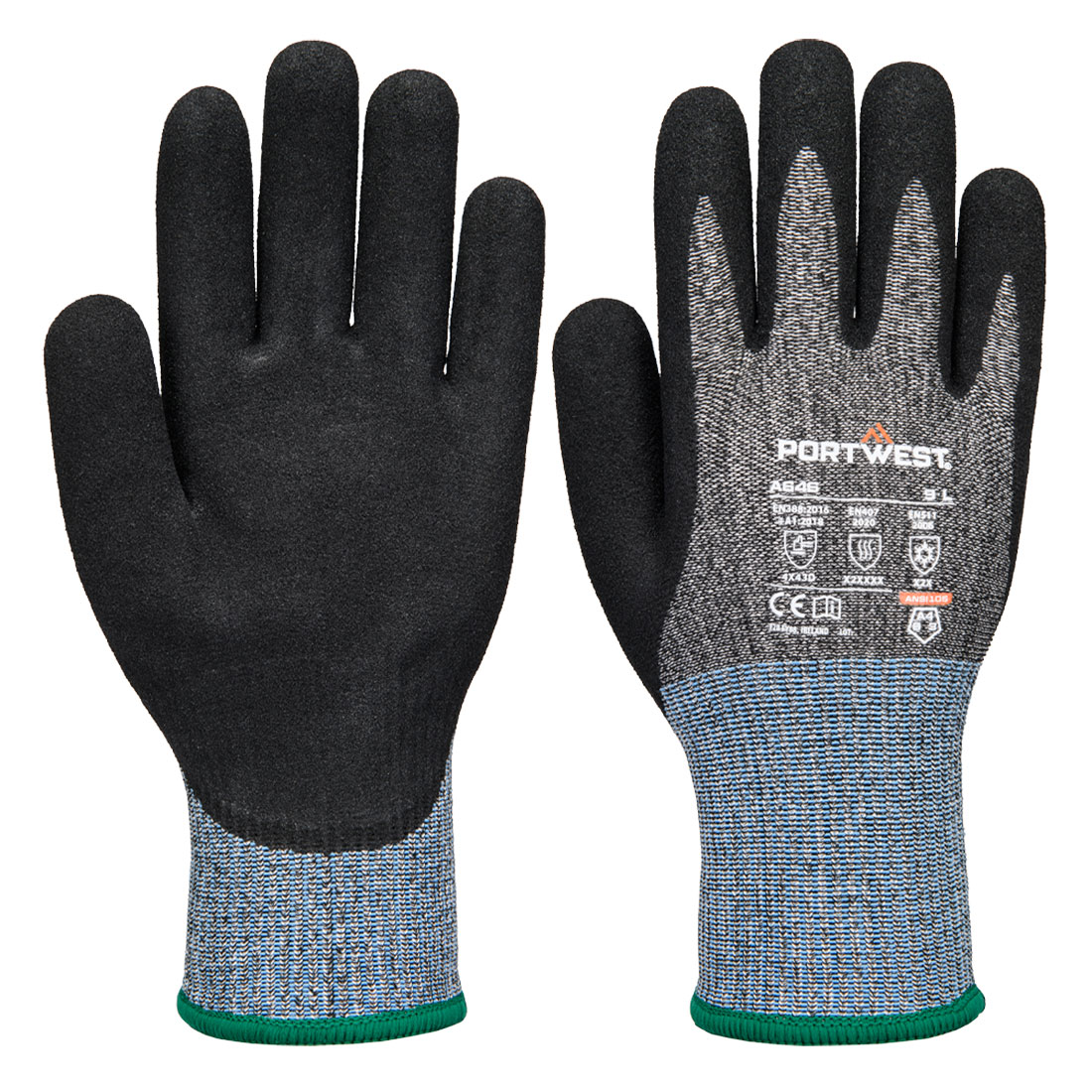 A646 - Vis-Tex Winter Cut D13 Nitrilové Rukavice