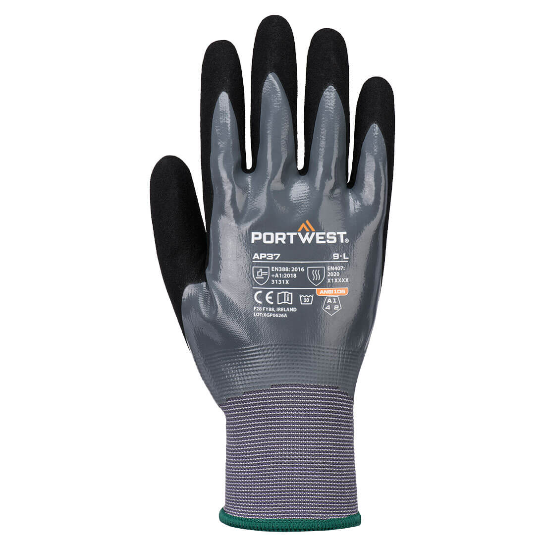 AP37 - Grip 15 Nitrile Foam Touch Screen Glove