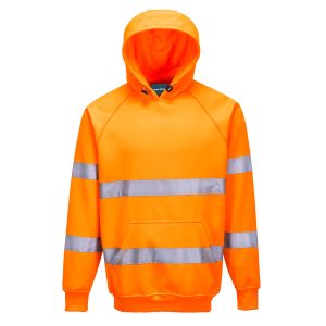 B304 - Mikina s kapucňou Hi-Vis