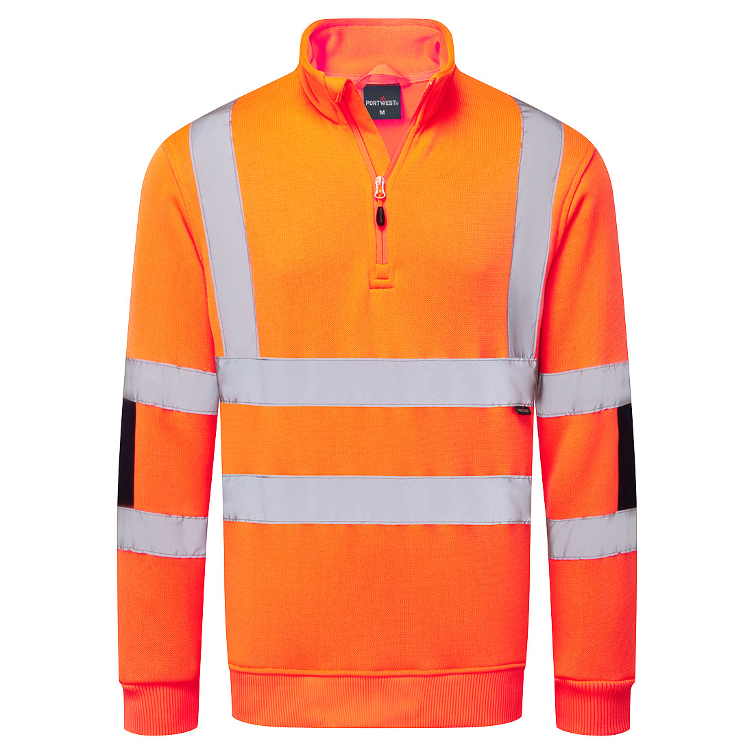 B314 - Hi-Vis Knitted Half Zip Sweatshirt
