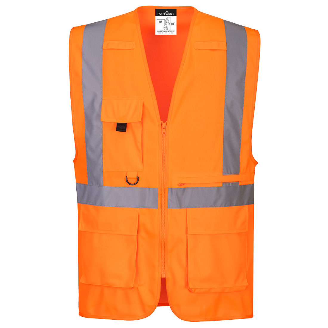 C357 - Hi-Vis executive vesta s vreckom na tablet