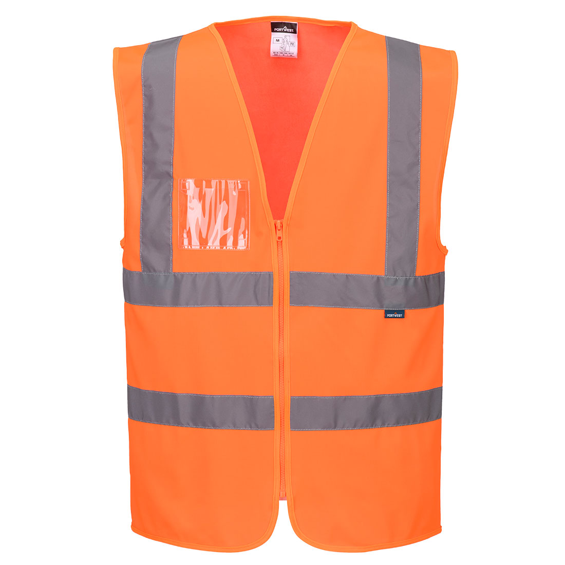 C371 - Hi-Vis Zipped Band and Brace Vest