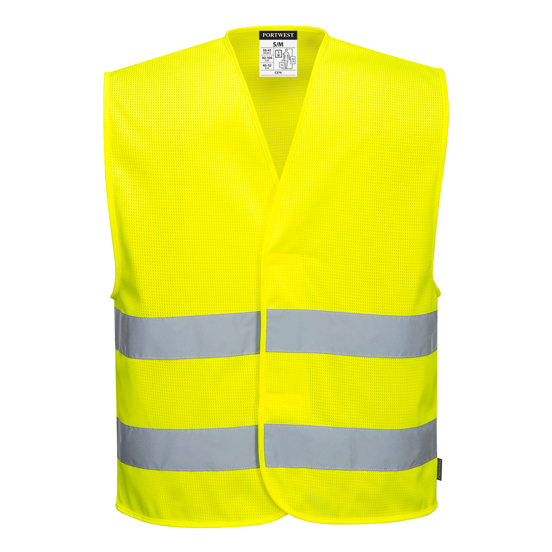 C374 - MeshAir Hi-Vis Two Band vesta
