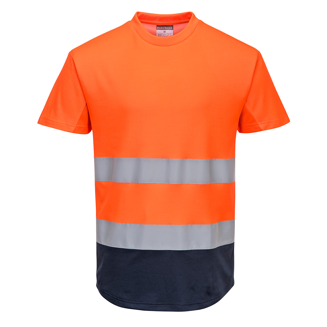 C395 - Dvojfarebné Mesh tričko