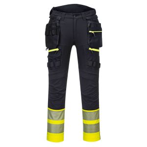 DX445 - Nohavice DX4 Hi-Vis s odnímateľným vreckom triedy 1