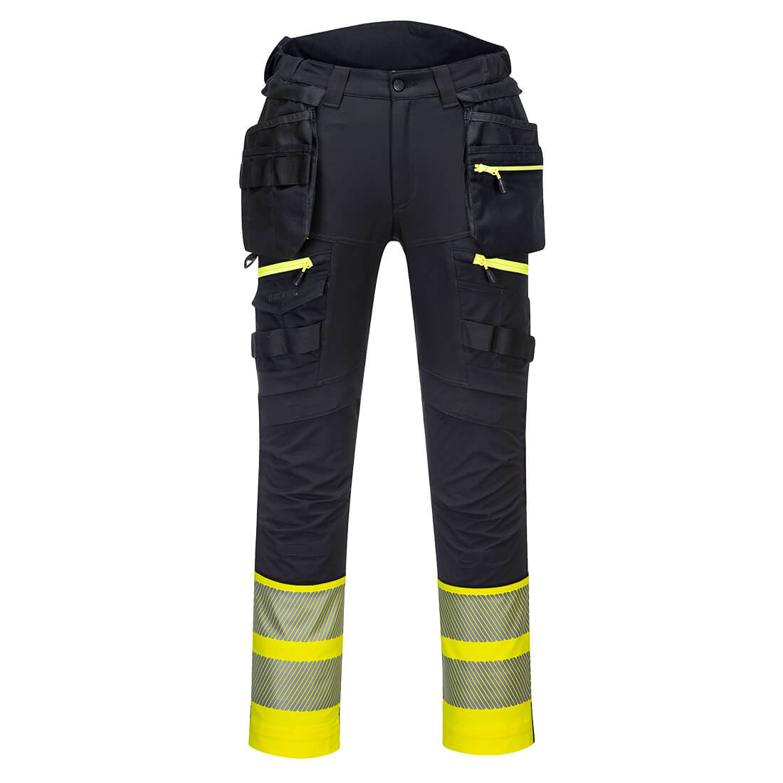 DX445 - Nohavice DX4 Hi-Vis s odnímateľným vreckom triedy 1