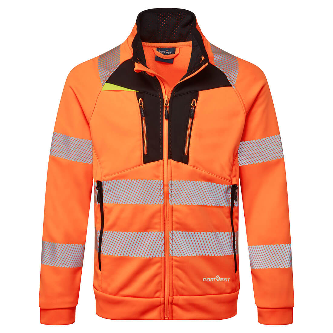 DX477 - DX4 Hi-Vis mikina so zipsom