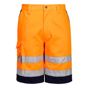 E043 - Hi-Vis šortky z poly-bavlny