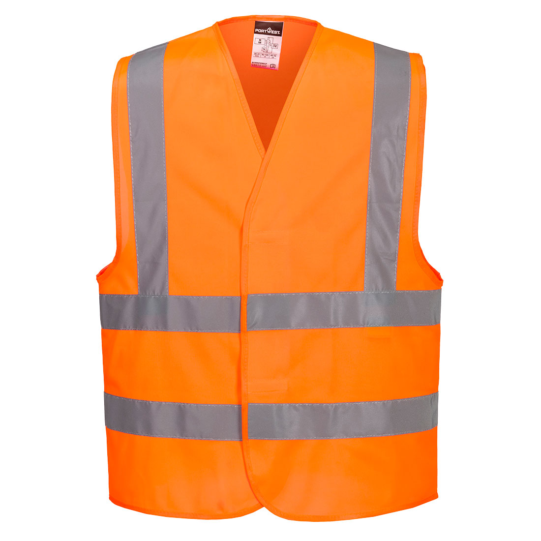 ES470 - ES1 Essential Hi-Vis vesta s pásmi a trakmi