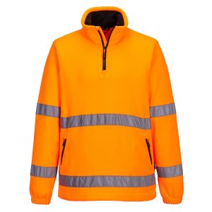 F302 - Hi-Vis 1/2 Zip Fleece