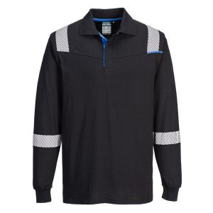 FR711 - WX3 FR Modaflame Polo s dlhým rukávom