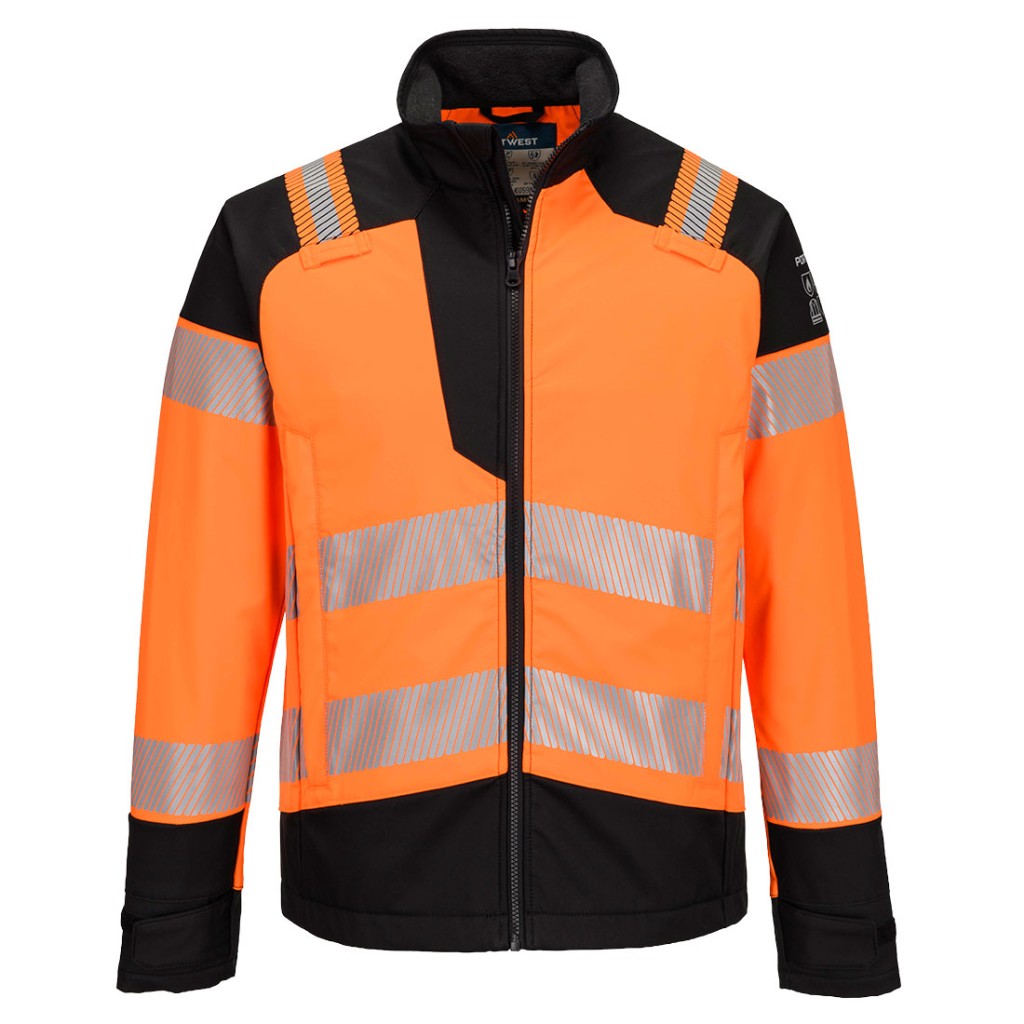 FR718 - PW3 Modaflame softshellová Hi-Vis viacnormová FR bunda