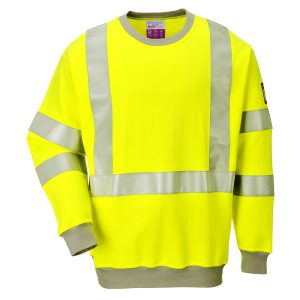 FR72 - Nehorľavá Modaflame Antistatická Hi-Vis mikina