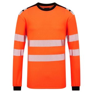FR736 - PW3 Modaflame pletené Hi-Vis FR tričko s dlhým rukávom