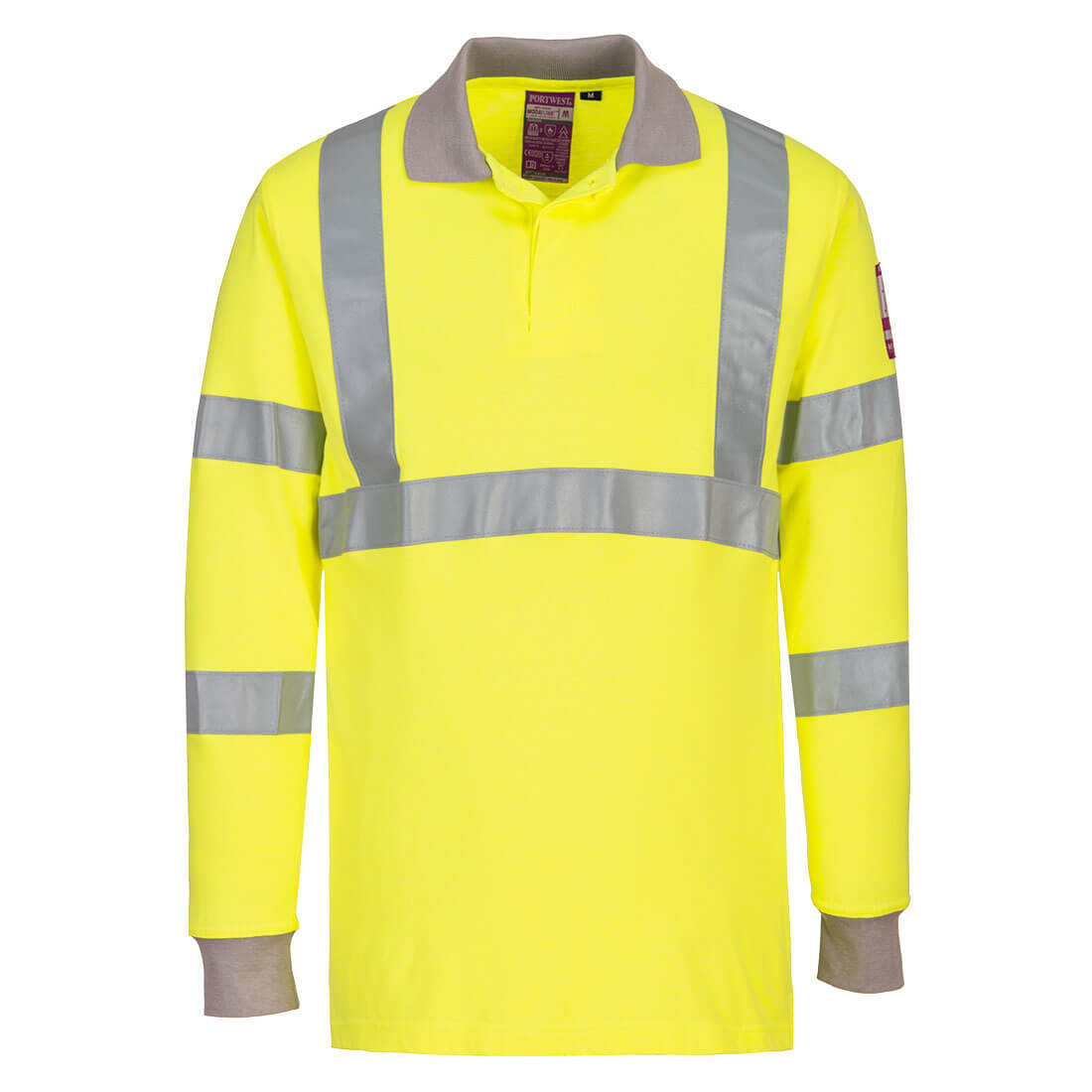 FR77 - FR Modaflame Hi-Vis antistatická polokošeľa s dlhým rukávom