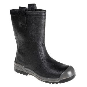 FW13 - Oceľové akčné kožené topánky Rigger Boot S1P SR