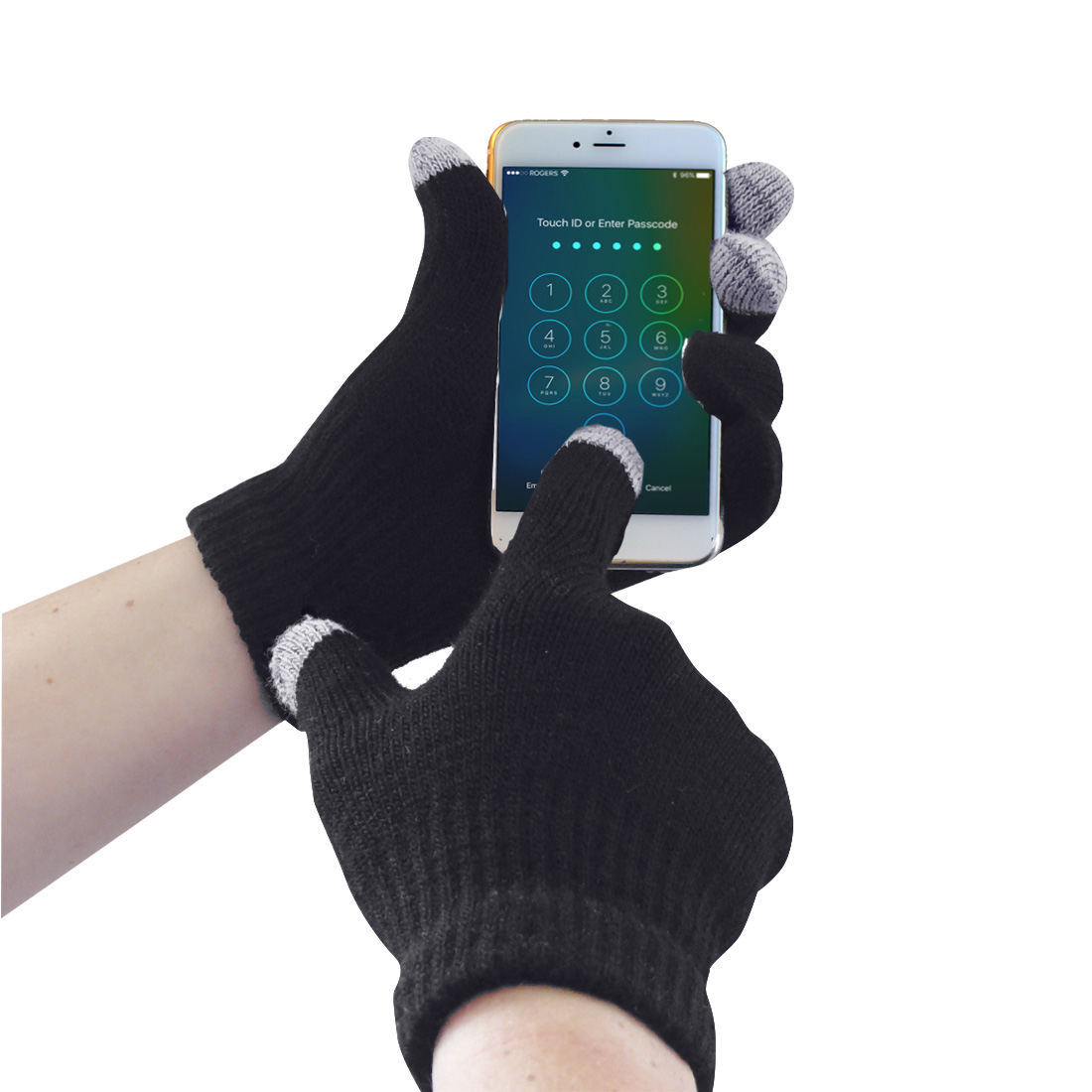 GL16 - Pletené rukavica Touchscreen