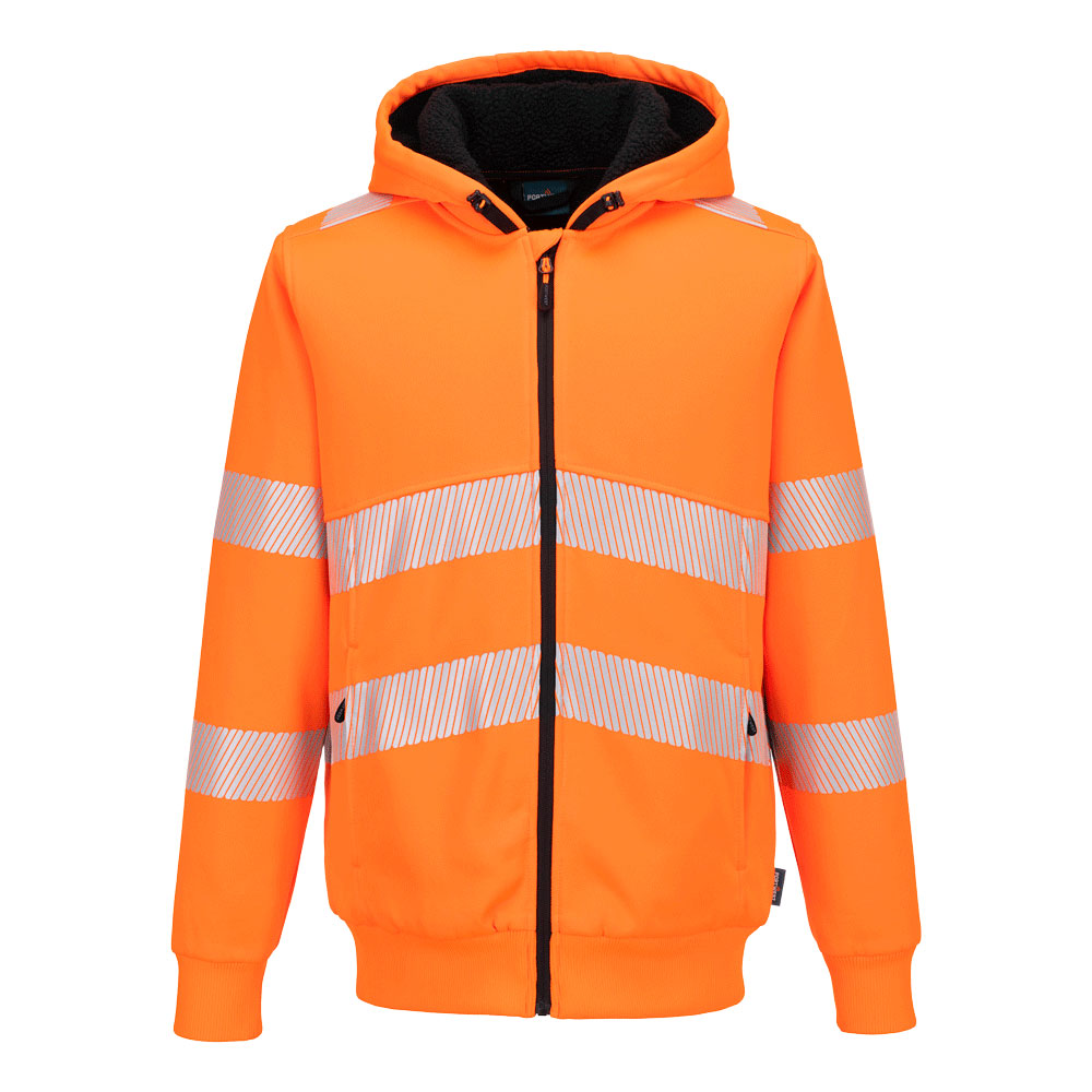 PW321 - PW321 Hi-Vis zimná mikina so zipsom
