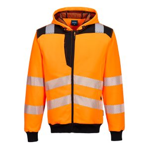 PW327 - Mikina PW3 Hi-Vis na zips