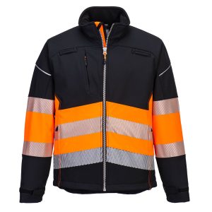 PW375 - PW3 Hi-Vis Trieda 1 Softshell (3L)