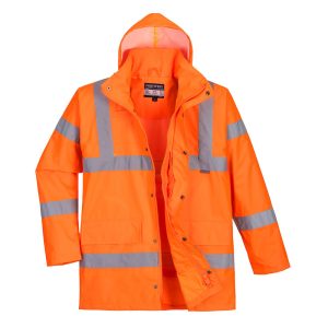 RT60 - Hi-Vis priedušná interaktívna dopravná bunda do dažďa