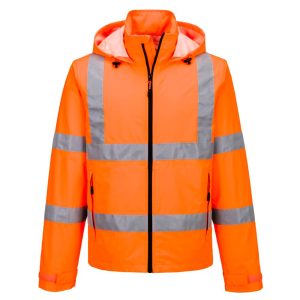 S164 - Ľahká skladateľná bunda Hi-Vis