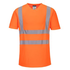 S179 - Mesh tričko s výstrihom do V