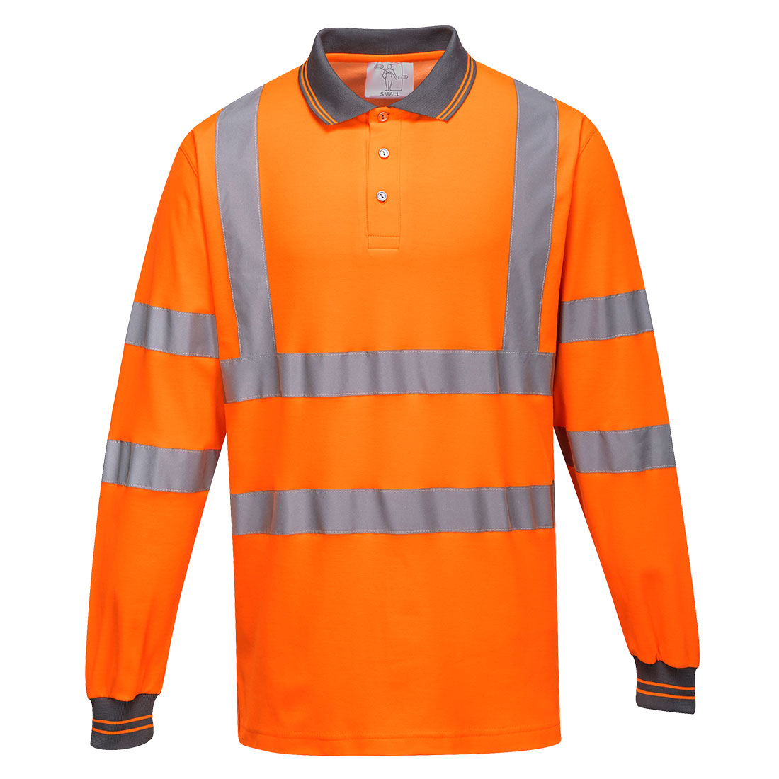 S271 - Bavlnené polo-tričko Hi-Vis Comfort L/S