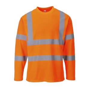 S278 - Bavlnené polo-tričko Hi-Vis Comfort L/S