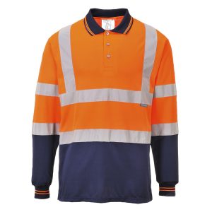 S279 - Polo-tričko Hi-Vis Contrast L/S