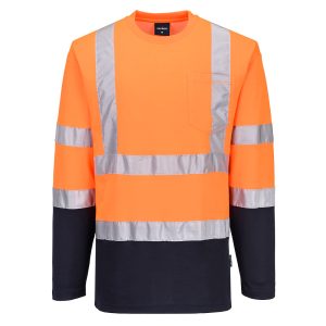 S280 - Bavlnené tričko Hi-Vis Comfort L/S