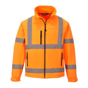 S424 - Refexná softshellová vetrovka Classic (3L)