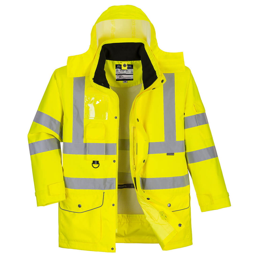 S427 - Reflexná vetrovka Hi-Vis Traffic 7 v 1