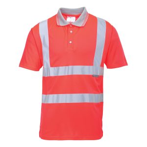 S477 - Polokošeľa Hi-Vis s krátkym rukávom
