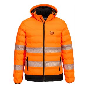 S548 - Ultrazvuková vyhrievaná tunelová bunda Hi-Vis