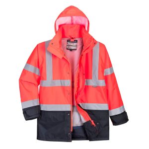 S768 - Vetrovka 5v1 Hi-Vis Executive