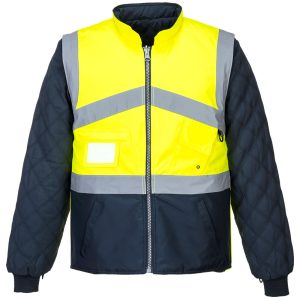 S769 - Priedušná obojstranná bunda 2v1 Hi-Vis