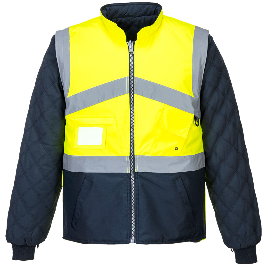 S769 - Priedušná obojstranná bunda 2v1 Hi-Vis