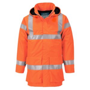 S774 - Nehorľavá vetrovka Bizflame Hi-Vis Multi Lite Rain