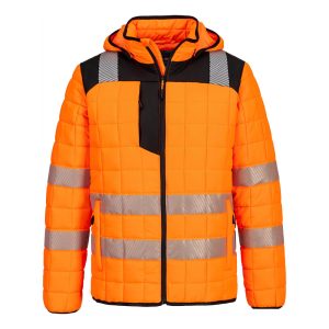 T165 - PW3 Hi-Vis Prešívaná Square bunda