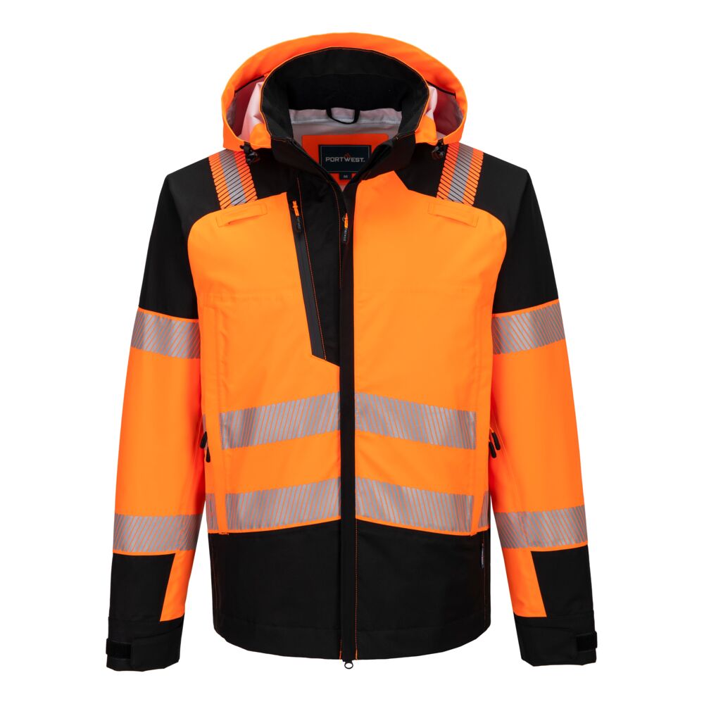 T166 - Bunda PW3 Hi-Vis do dažďa (3L)