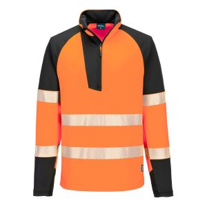 T172 - PW3 Hi-Vis mikina 1/4 zips